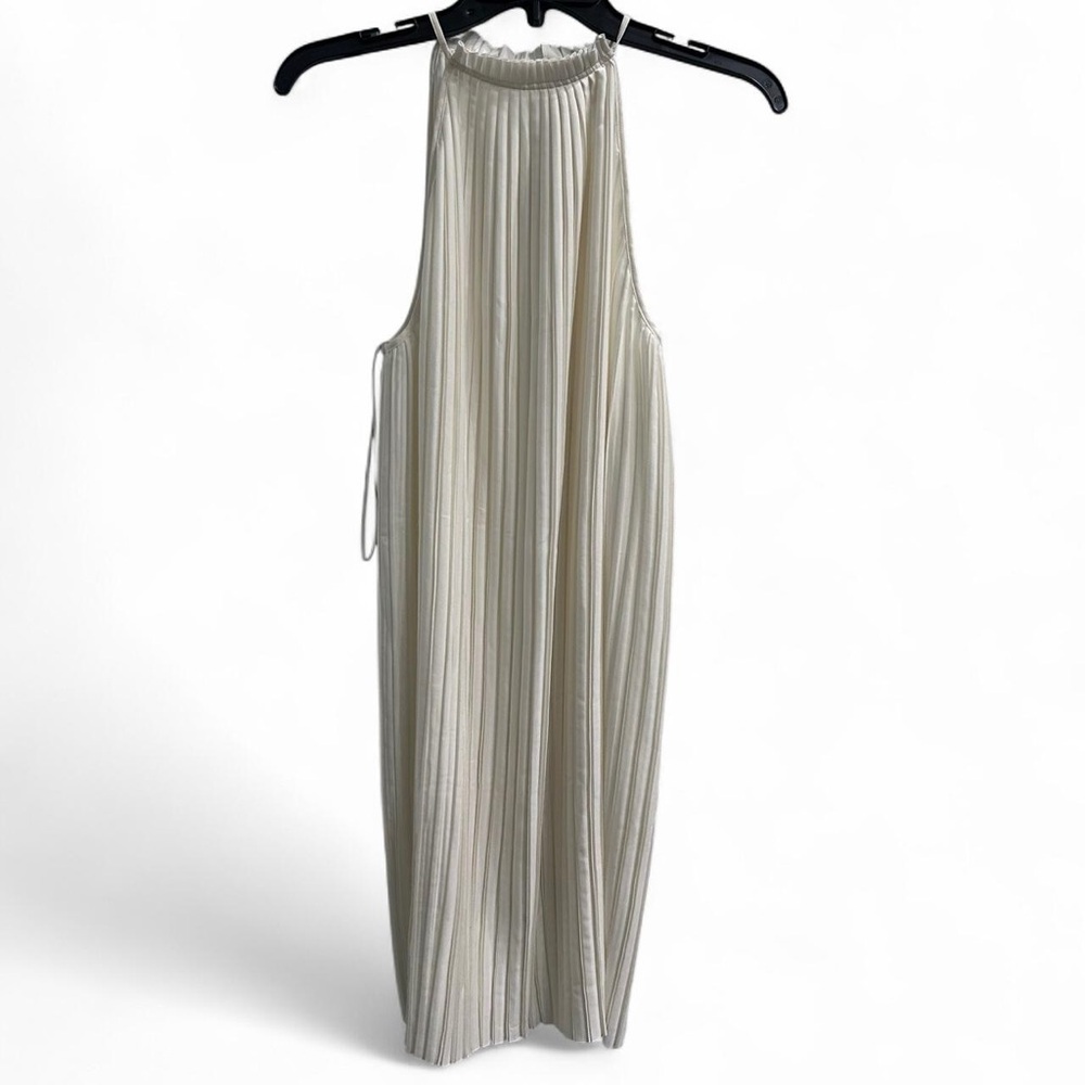 Banana Republic Cream Pleated Dress